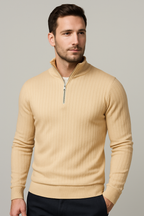 DE SIMO QUARTER ZIP SWEATER